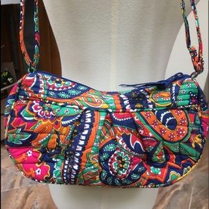 NWOT Vera Bradley Floral Bag With Straps 5” x 9”